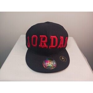 Air Jordan Hat Men 7 3/8 Black Jumpman Fitted Cap